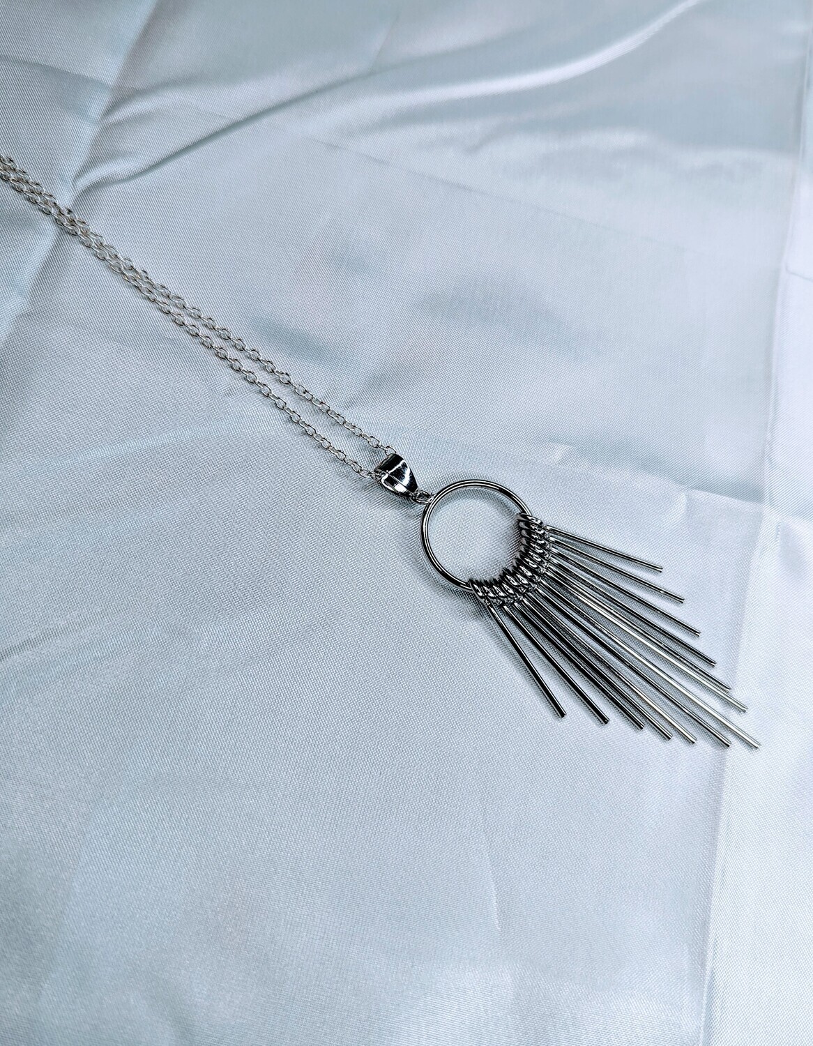 Silver Metal Tassel