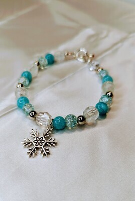 Beaded Bracelet with Charm