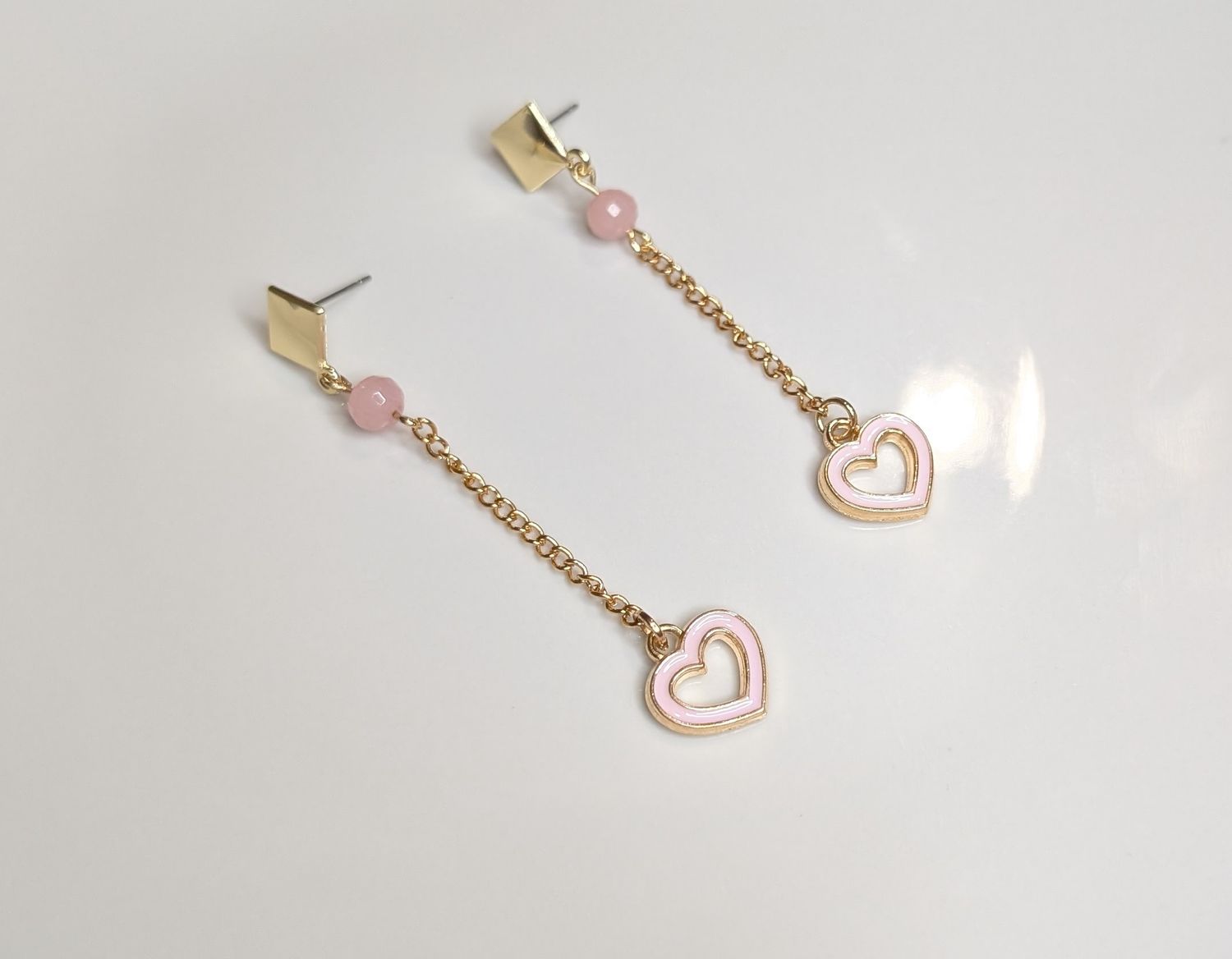 Pink Sweetheart Earrings