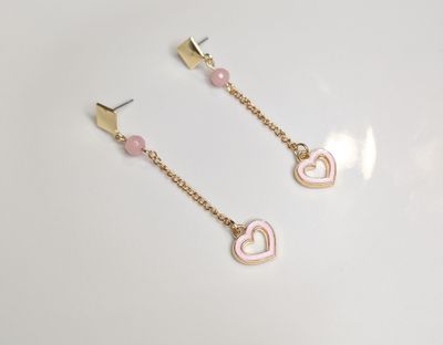 Pink Sweetheart Earrings