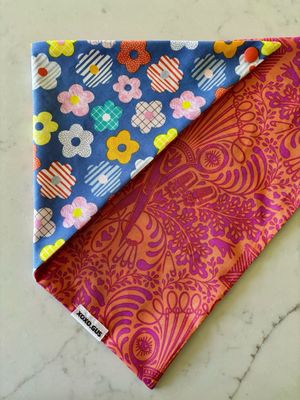 LARGE Sewing Blooms Bandana