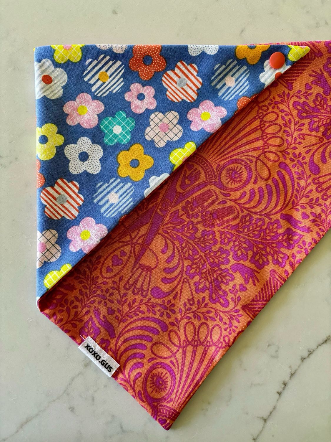 LARGE Sewing Blooms Bandana