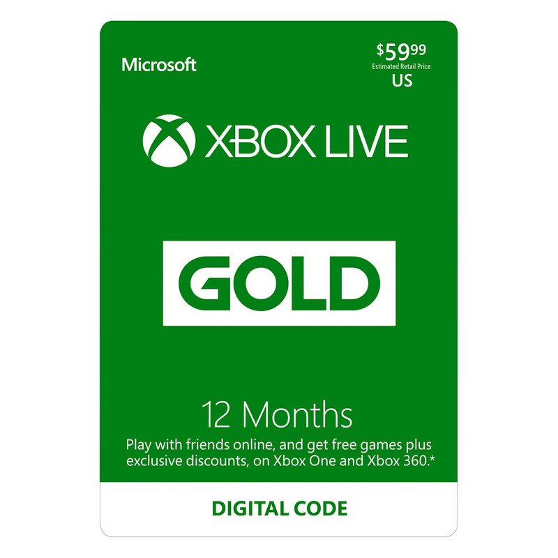 Xbox Live 12 Month Gold Membership - Global