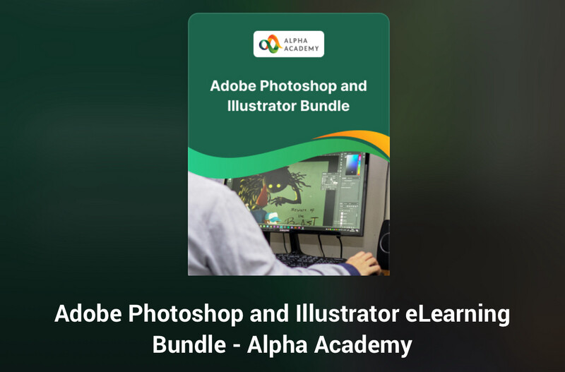 Adobe Photoshop and Illustrator eLearning Bundle - Alpha Academy