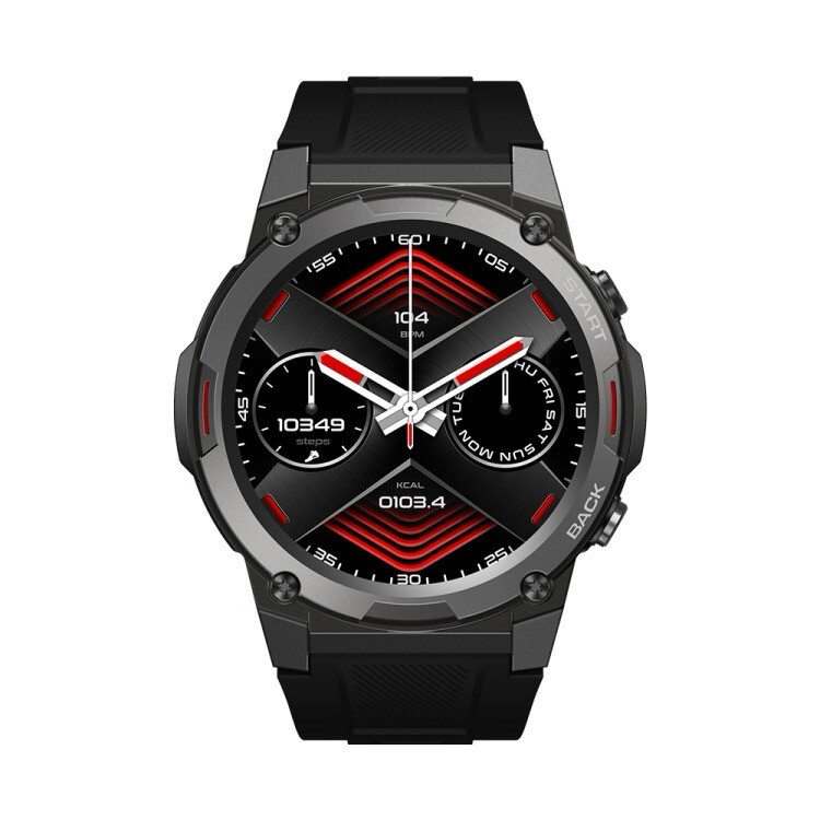 Zeblaze Stratos 3 1.43 inch AMOLED Screen IP68 Waterproof Smart Watch, Support Bluetooth Call / GPS (Black)