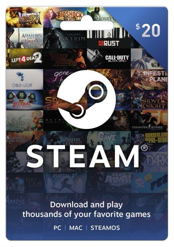 STEAM GIFT CARD - USD