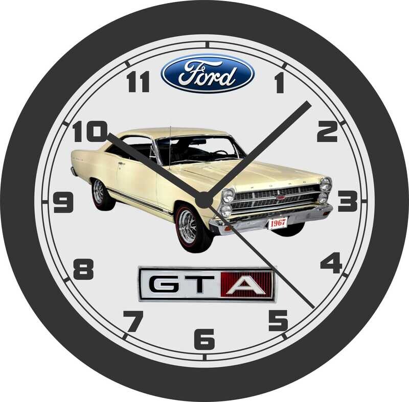 1967 Ford Fairlane GTA Wall Clock