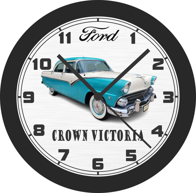 1955 Ford Crown Victoria Wall Clock