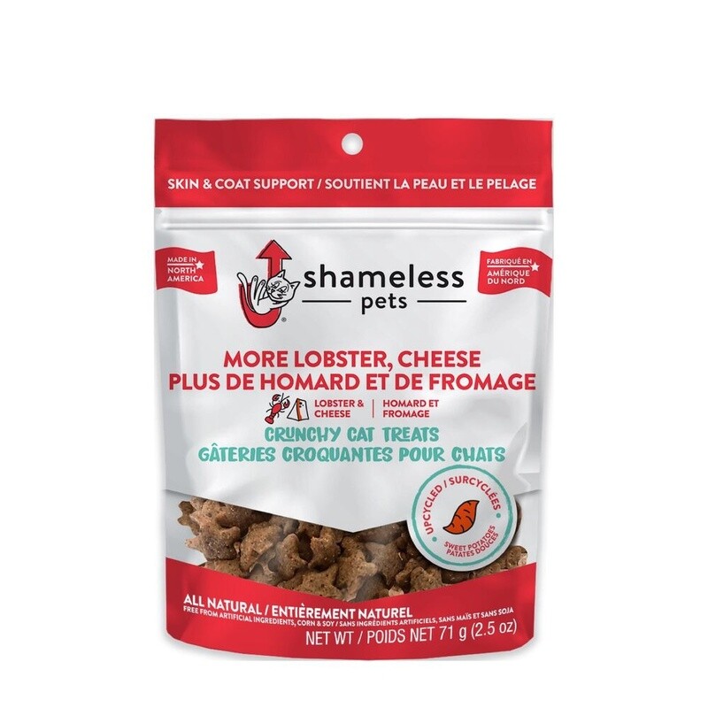 Shameless / Gâteries croquantes / Plus de homard et de fromage / 2.5 oz