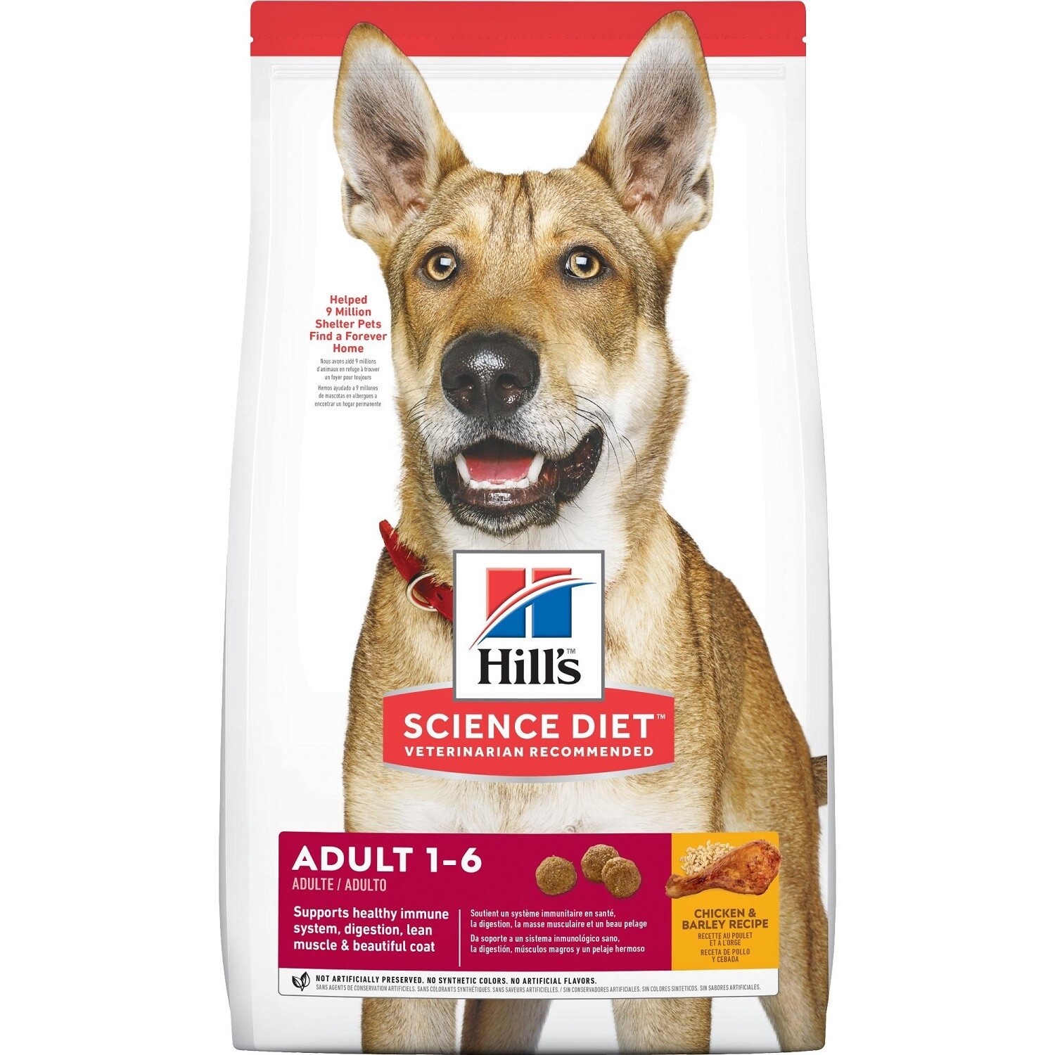 Hill&#39;s / Chien / Adulte, Format: 2.27 kg (5 lb)