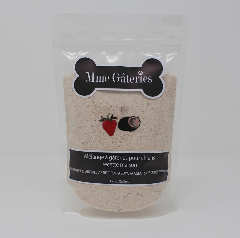 Mme Gâteries / Chien / Préparation à gâteries / fraises &amp; coco