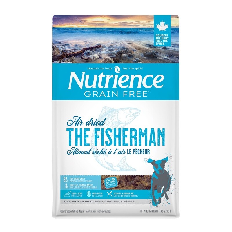 Nutrience Chien / Sans grains / séché à l&#39;air / Le Pêcheur, 1 kg (35 oz)