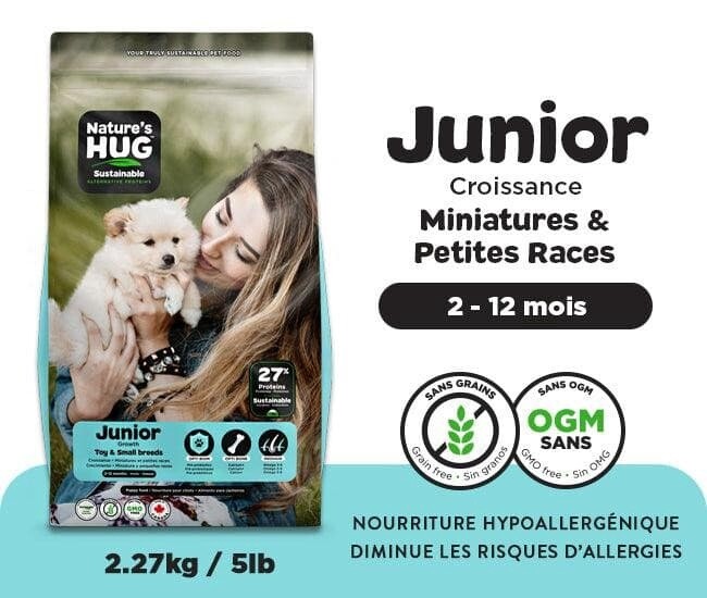 Nature&#39;s Hug / Chiot / Mini et petite race / 2.27 kg (5 lb)