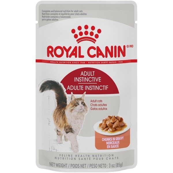 Royal Canin / Chat / adulte instinctif / pochette / bouchées en sauce / 85 g (3 oz)