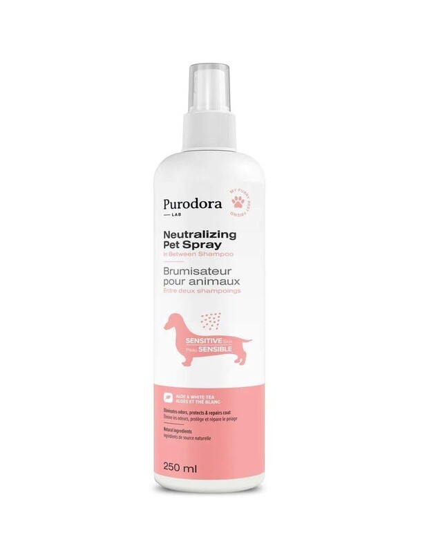 Purodora / Brumisateur pour animaux à la peau sensible
