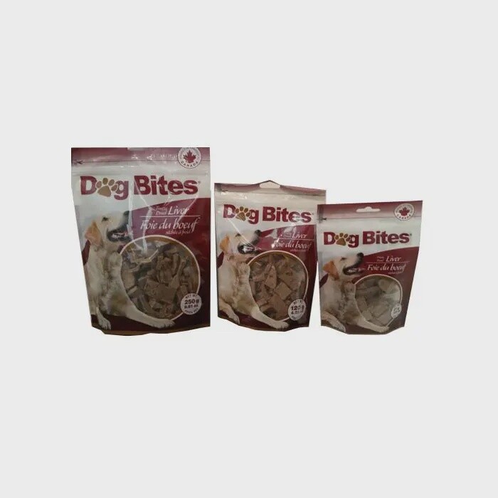 Petz / Dog Bites / Foie de bœuf séché à froid, Format: 57 g (2 oz)