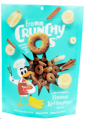 Fromm / Crunchy O&#39;s / Banana Kablammas / 6oz (170g)