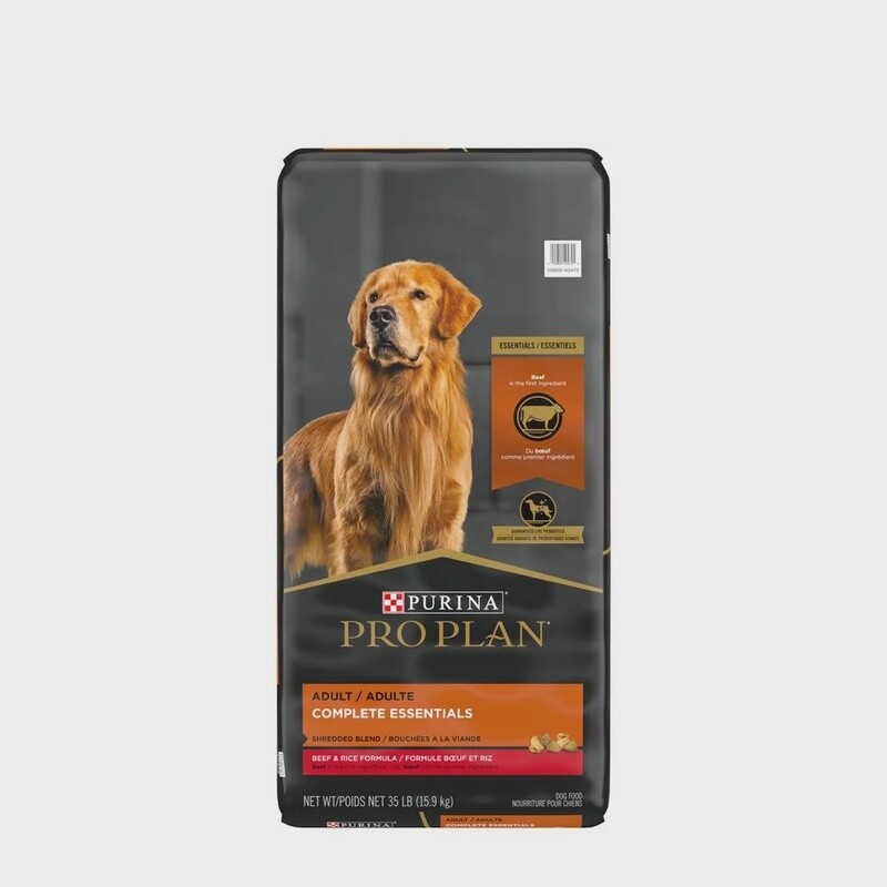 Pro Plan / Chien / Complete Essentials / bouchées à la viande / bœuf et riz