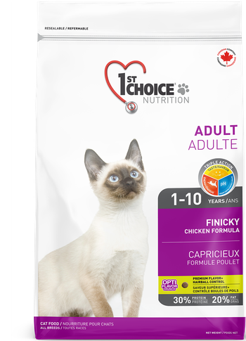 1st Choice Chat adulte capricieux poulet, Format: 2.72 kg (6 lb)