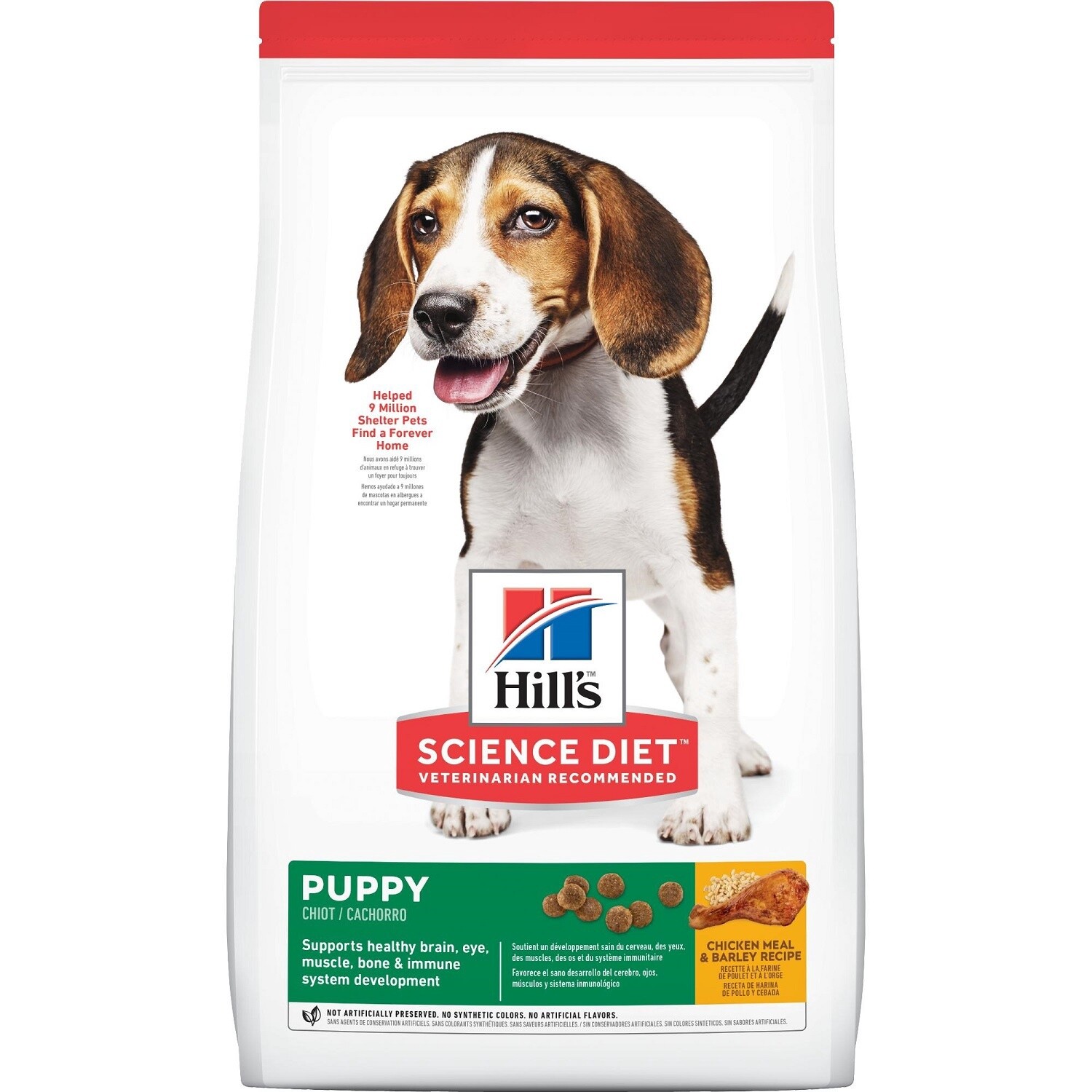 Hill&#39;s / Chiot / poulet et orge, Format: 2 kg (4.5 lb)