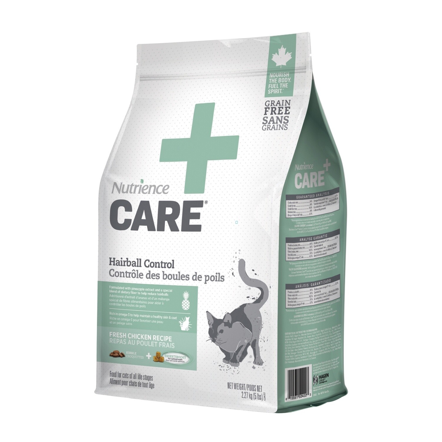 Nutrience Care / Chat / Contrôle boules de poils, Format: 2,27 kg (5 lb)