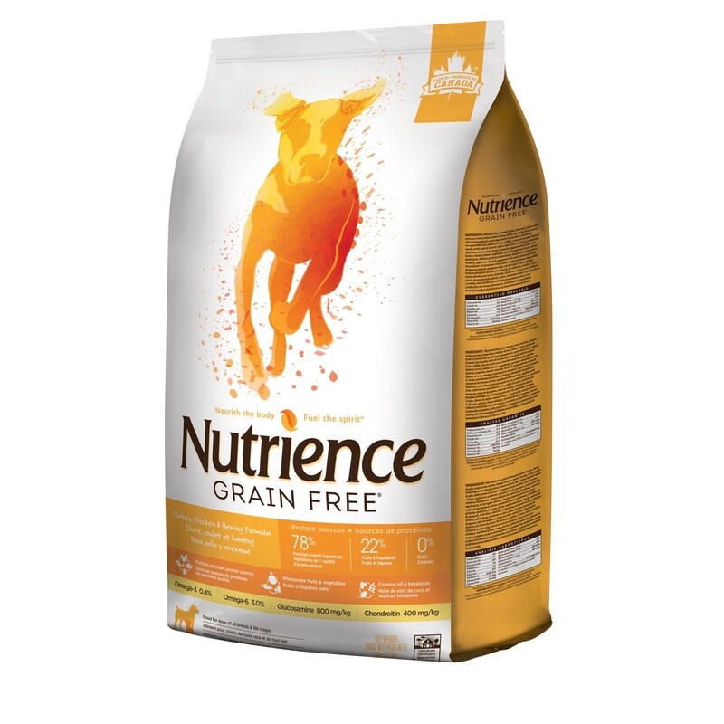 Nutrience / Chien / sans grains / Dinde, poulet &amp; hareng