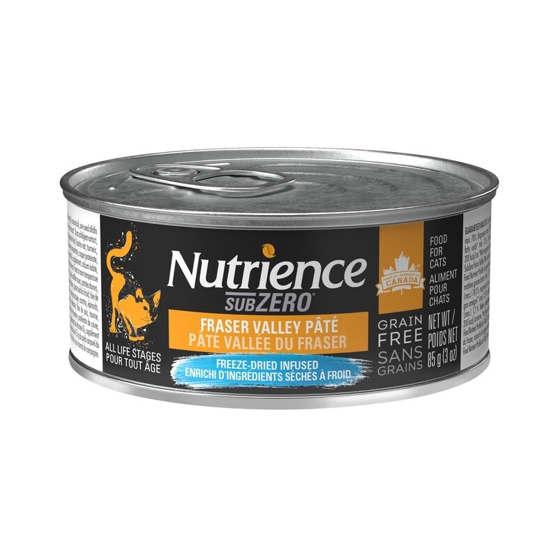 Subzero Nutrience Sans grains Pâté Chat adulte,  Vallée du Fraser, 85 g (3 oz)