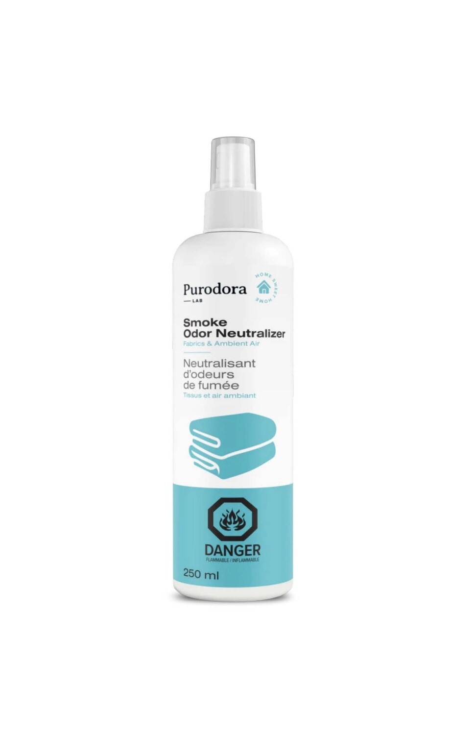 Purodora / Neutralisant d&#39;odeurs de fumée pour tissus et air ambiant, Format: 250 ml
