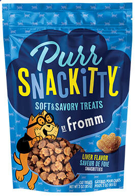 Fromm / Chat / Gâteries tendre / Purrsnackitty / Foie / 3 oz (85g)