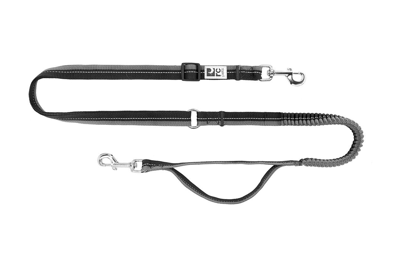 RC Pets / Chien / Laisse Bungee « Active », Couleur: Noire