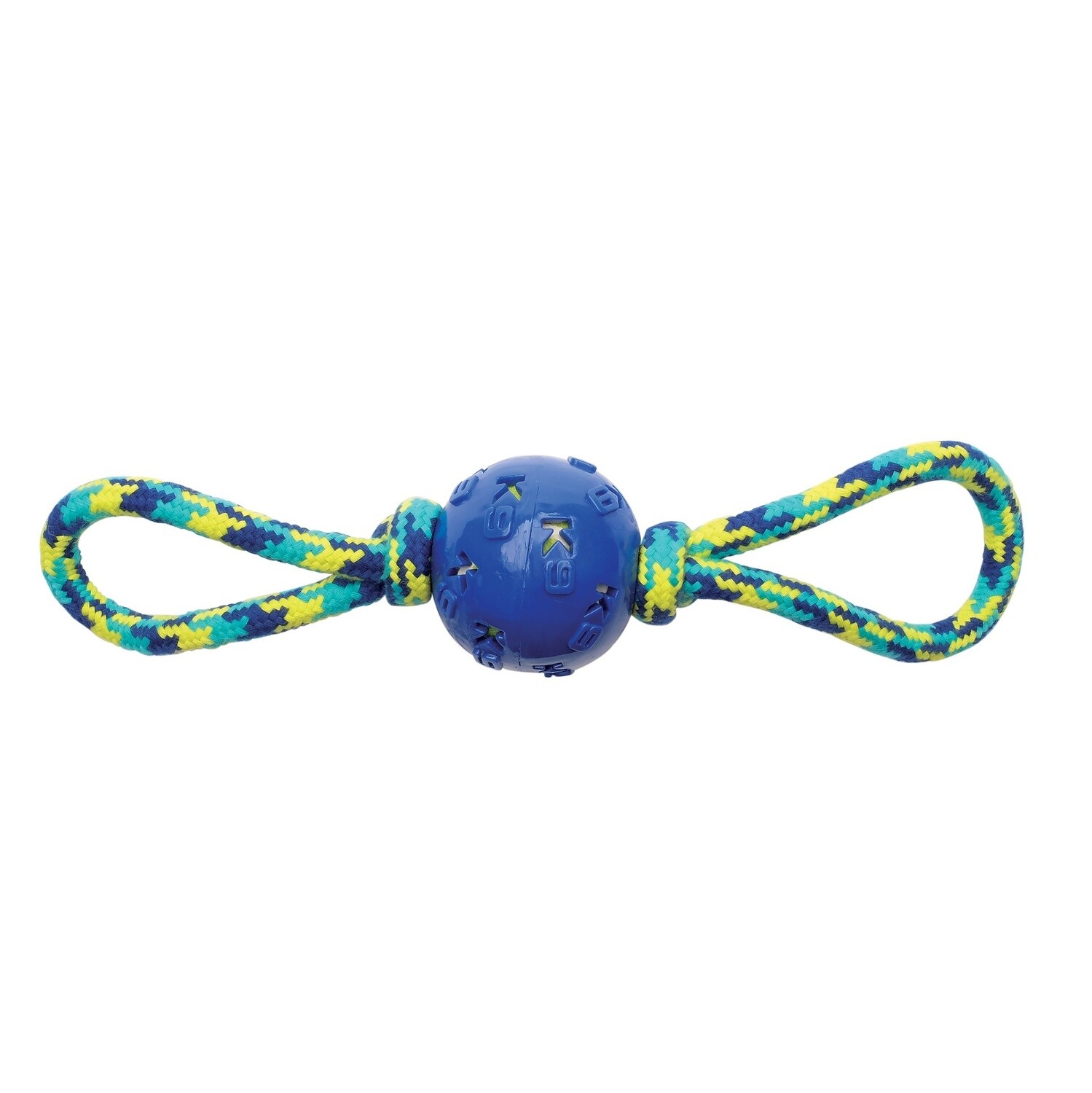 Zeus 2.0 / Chien / balle à 2 anneaux à tirer Fitness / 40,6 cm (16 po)