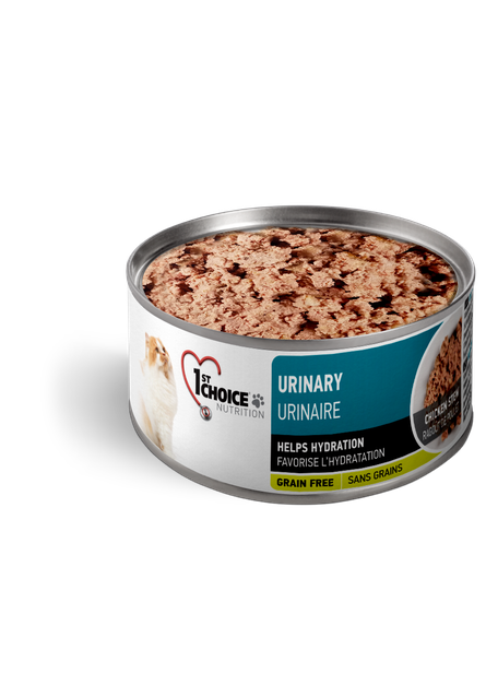 1st Choice Chat adulte pâté ragoût urinaire poulet