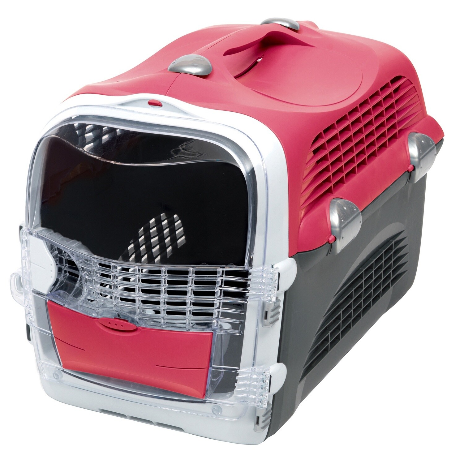 Cabrio Catit 2.0 / Chat / cage de transport multifonctionelle, Couleur: Rouge cerise