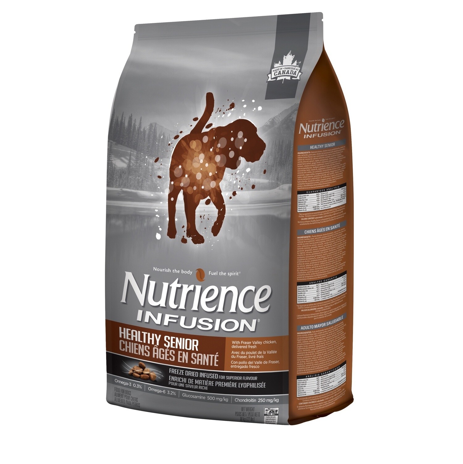 Nutrience Infusion / Chien / âgés en santé / poulet, Format: 10 kg (22 lb)