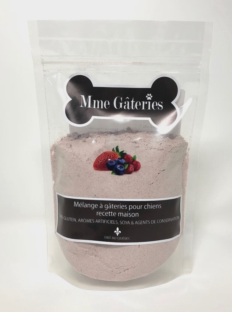 Mme Gâteries / Chien / Préparation à gâteries / petits fruits