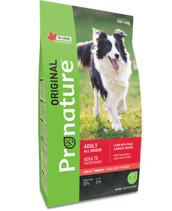 Pro Nat Chien adulte agneau / pois / orge, Format: 11.3 kg (25 lb)