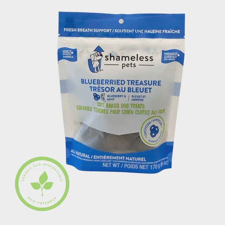 Shameless / Chien / Gâterie tendres / Trésor au bleuet / 6 oz