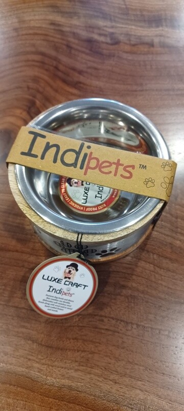 Indipets / Gamelle Stainless &amp; Bois