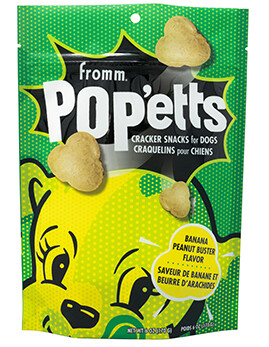 Fromm / Craquelins Pop&#39;etts / Banane et beurre d&#39;arachides / 6oz (170g)