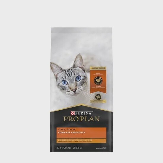 Pro Plan / Chat / Complete Essentials / poulet et riz, Format: 3.18 kg (7 lb)
