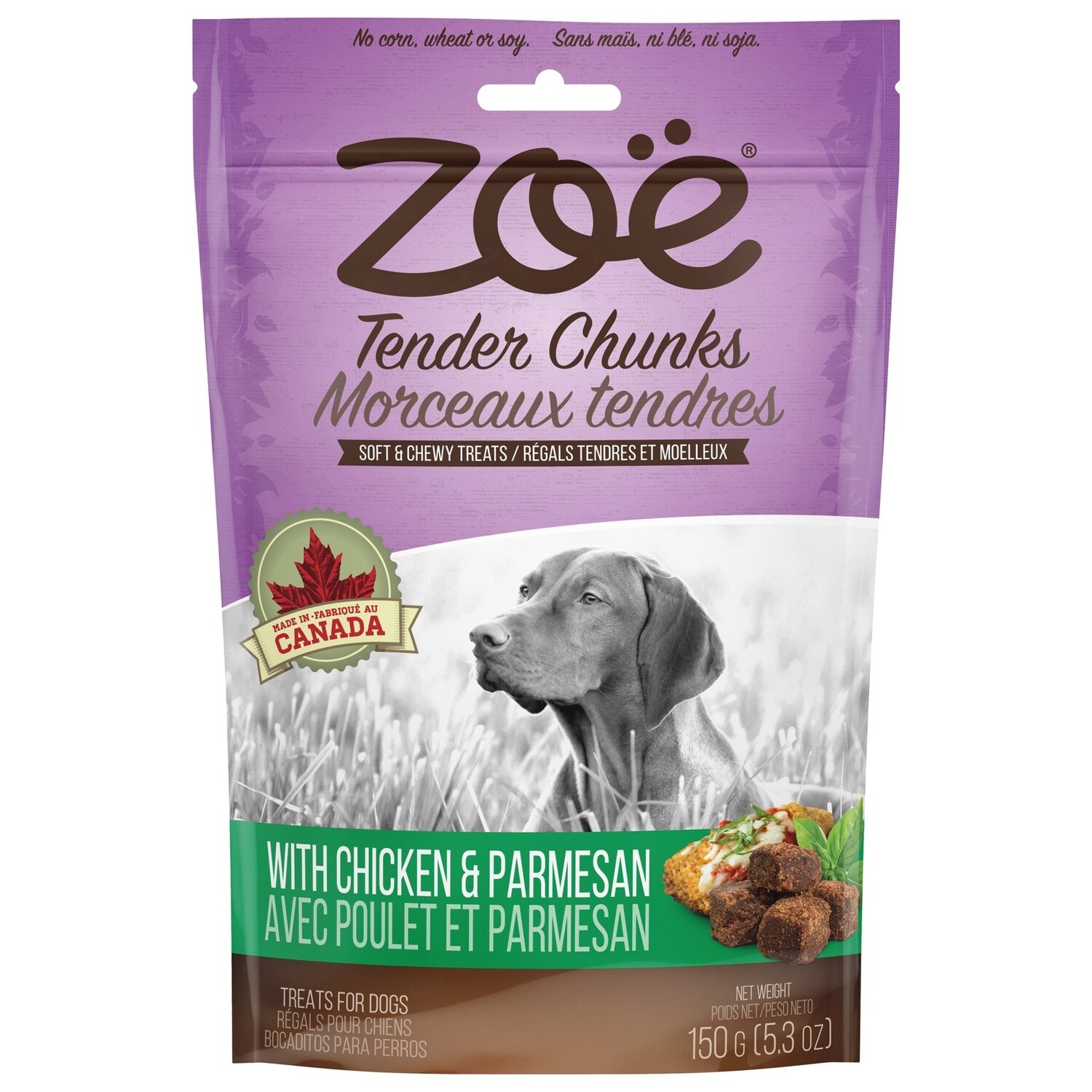 Zoë Chien Morceaux tendres, Poulet et parmesan