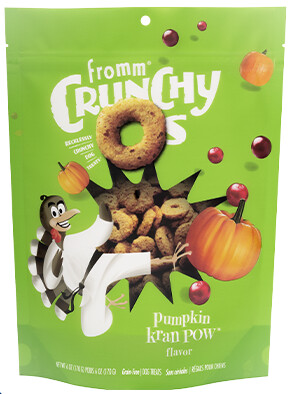 Fromm / Crunchy O&#39;s / Pumpkin Kran Pow / 6oz (170g)