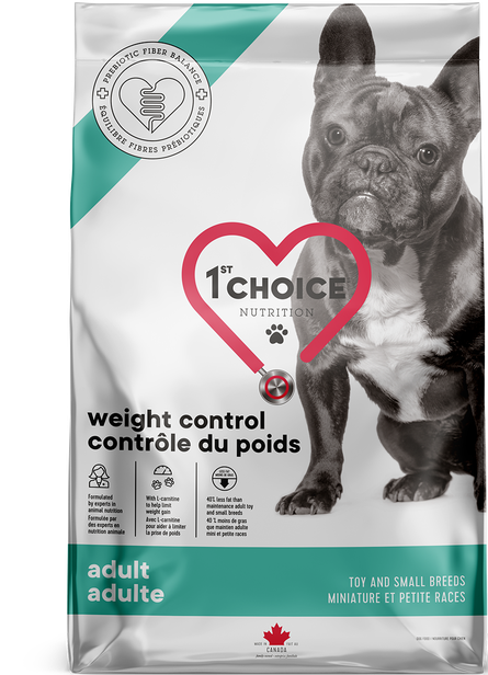 1st Choice Chien adulte mini &amp; petites races contrôle du poids poulet, Format: 2 kg (4.4 lb)