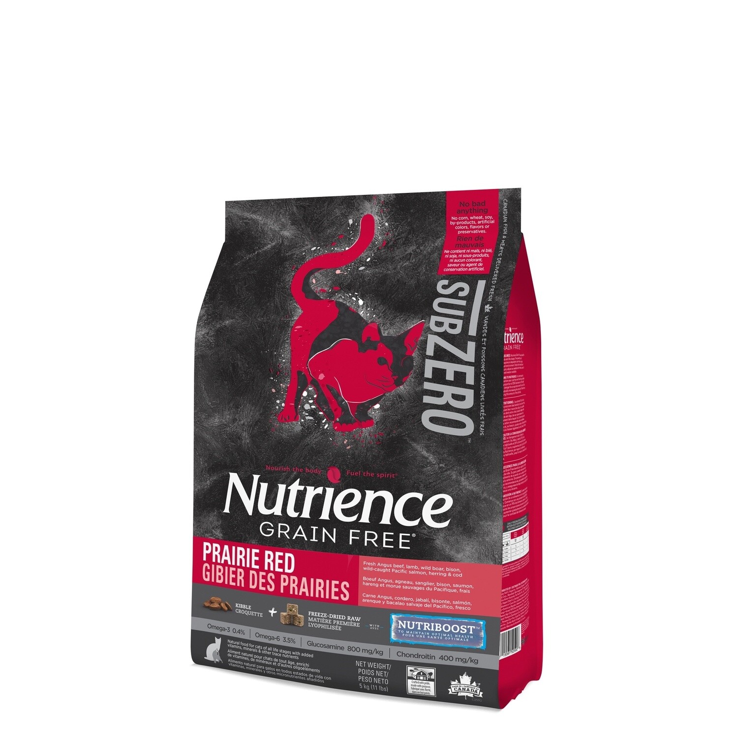 Nutrience Subzero / Chat / sans grains / Gibier des Prairies, Format: 5 kg (11 lb)