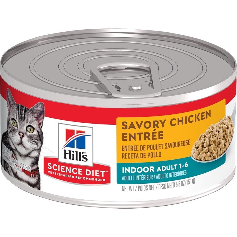 Hill&#39;s / Chat d&#39;intérieur / Adulte / Entrée de Poulet Savoureuse
