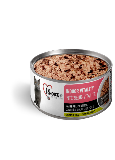 1st Choice / Chat / adulte / pâté ragoût / intérieur vitalité / poulet