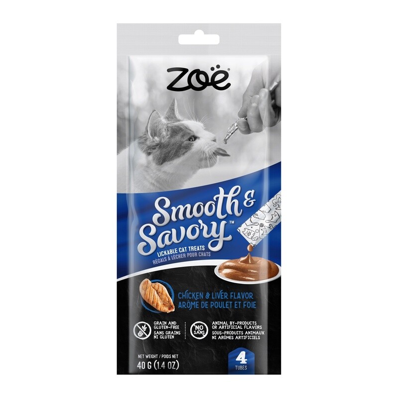 Zoë Chat Régals à lécher Smooth &amp; Savory / Poulet &amp; Foie