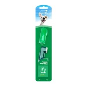 Tropiclean / Chien &amp; Chat / Brosse à dents sur doigt