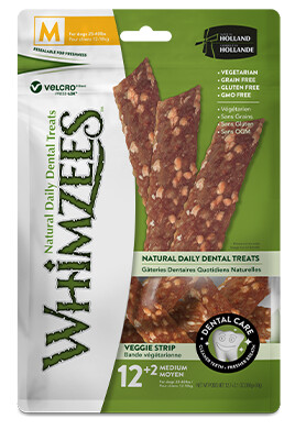 Whimzees Veggie Strip / Chien / Gâteries dentaires naturelles