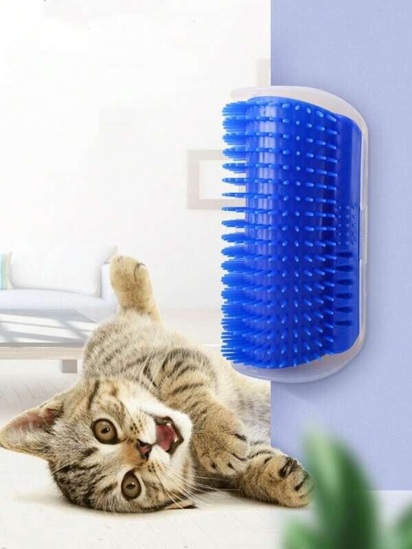 Brosse de massage / Chat, Couleur: Bleu